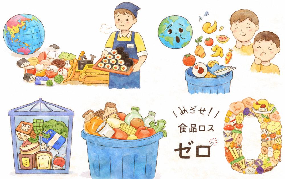 5つの視点で理解する食品ロス 課題 日本と食品ロス 日本 取り組み、食品ロス 対策 買い物 格安通販サイトの最新事情 | かんせいブログ